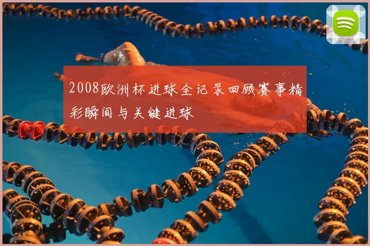 2008欧洲杯进球全记录回顾赛事精彩瞬间与关键进球